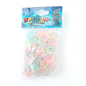 Pastel glow mix elastiekjes van Rainbow Loom koop je online bij Loommania.nl webshop